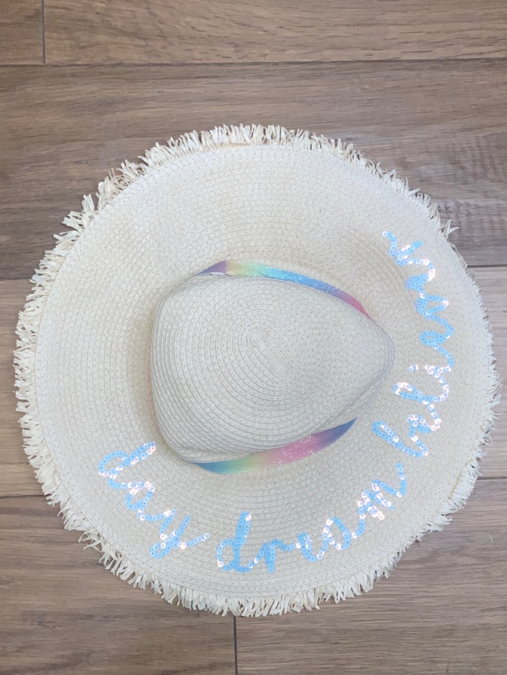 Aeropostale Summer Straw Hat — Day Dream Believer Size 6-14